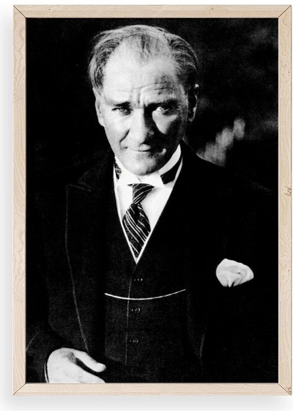 Atatürk Ahşap Çerçeveli Tablo