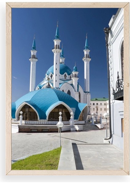 Kabe Camii Ahşap Çerçeveli Tablo