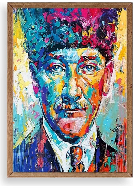 Atatürk Ahşap Çerçeveli Tablo