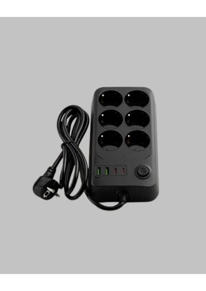 Mtxdpn 2500W Güçlü 6’lı Priz USB ve Type-C Çıkışlı Termal Korumalı modelleri