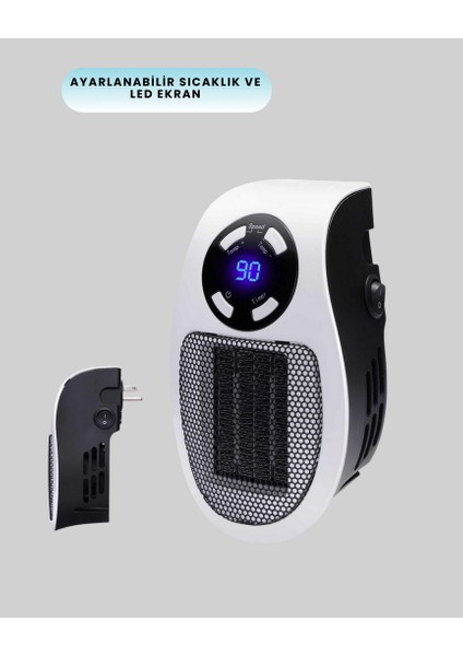 Mtxdpn Düşük Enerji Tüketimli Mini Isıtıcı Ayarlı Termostatlı fırsatları