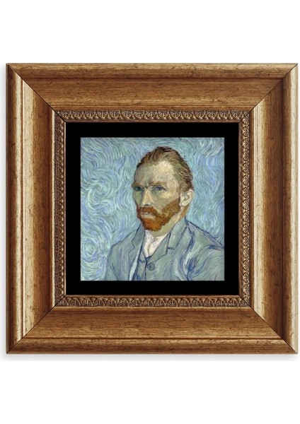 Van Gogh Çerçeveli Taş Tablo