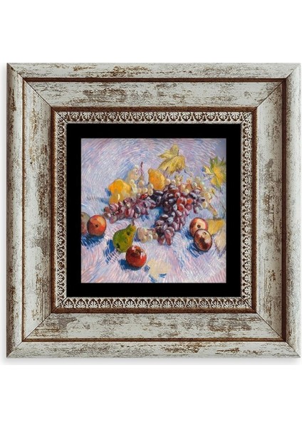 Van Gogh Çerçeveli Taş Tablo
