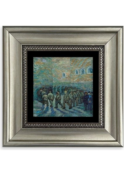 Van Gogh Çerçeveli Taş Tablo