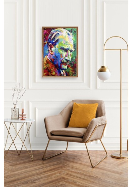Atatürk Ahşap Çerçeveli Tablo modelleri