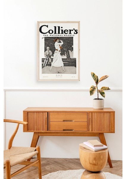 Edward Penfield Ahşap Çerçeveli Tablo modelleri