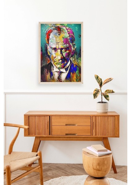 Atatürk Ahşap Çerçeveli Tablo modelleri