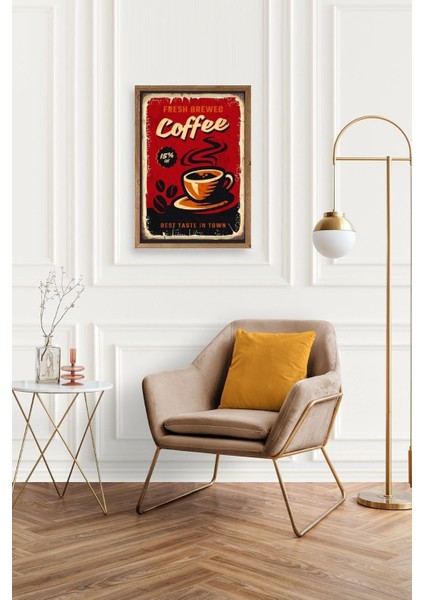 Kahve Ahşap Çerçeveli Tablo fiyatları