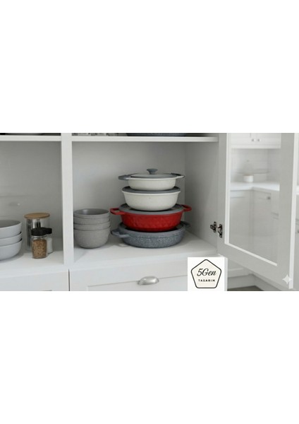 Gri Silikon Çerçeveli ve Kulplu Modern Cam Tencere Kapağı – Cam Çapı: 18-20-24-26-28 Cm, Yer Kaplamayan Düz (Flat) Tasarım indirimleri