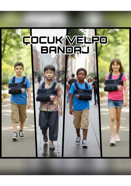 Çocuk Velpo Bandaj Çocuk Kol Kırığı,çocuk Omuz Çıkığı, Kol Burkulması Bandajı,çocuk Ortopedik Destek fiyatları