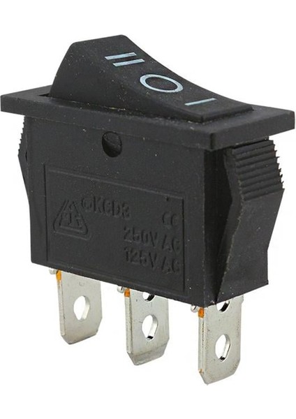 IC-117 Dar Işıksız On-Off-On 3p Yaylı Anahtar