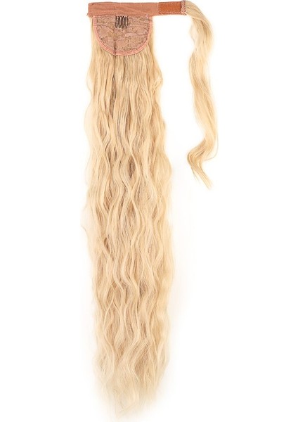 Bağlamalı Kabarık Dalgalı At Kuyruğu / Balköpüğü Beyaz Platin Röfleli modelleri