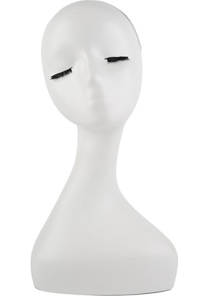 Peruk Mankeni / Beyaz / 45 cm