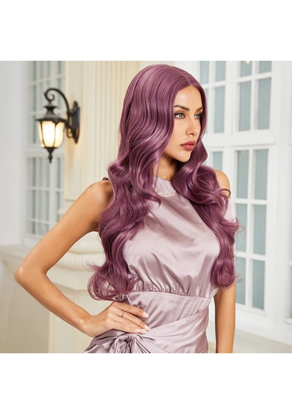 Gül Kurusu Rengi Su Dalgalı Tül Peruk indirimleri
