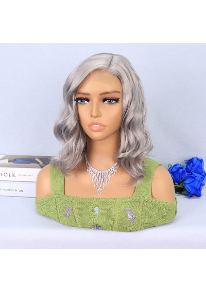 Silver Gri Yan Tül Peruk modelleri