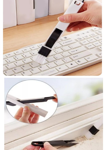 Mini Kürekli Fırça Bilgisayar Klavye Pencere Oluğu Dar Bölge Köşe Bucak Toz Fırçası modelleri