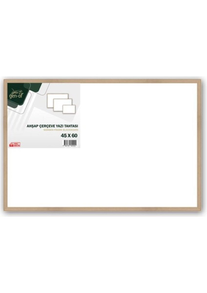 Doğal Ahşap 45X60 Yazı Tahtası, Şık ve Kullanışlı Tasarım