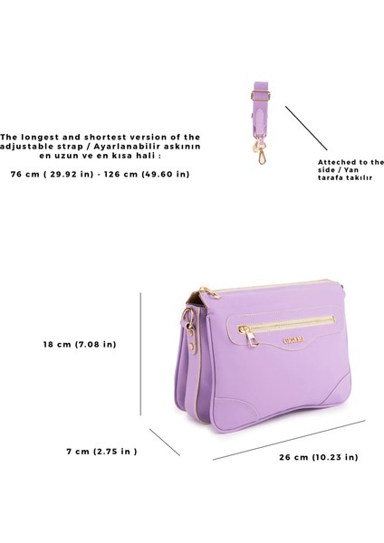 Gıo&mi Şık Çapraz Askılı Kadın Çanta