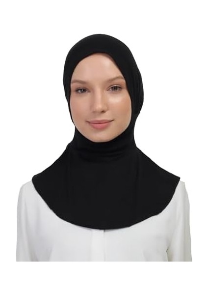 Tesettür Sporcu Bone - Pratik Kaymaz Geçmeli Boyunluklu Bone modelleri