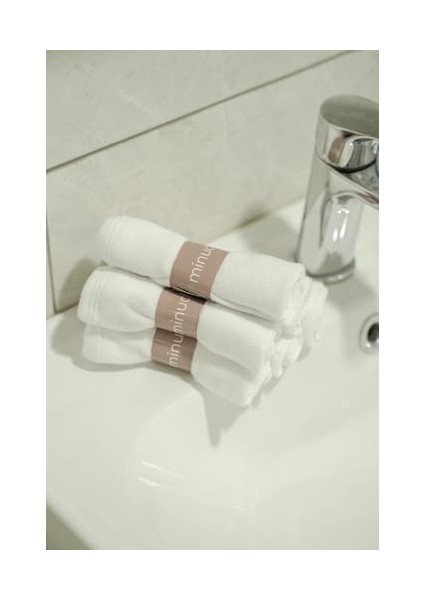 Bambu Bebek Havlusu 6&apos;lı - Ultra Yumuşak ve Emici Bebek Banyo Yüz Havlusu - Hassas Ciltler