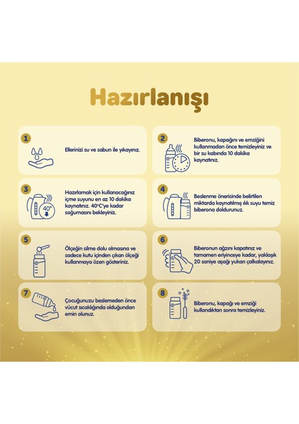 Gold Konfor 1 Bebek Sütü 0-6 Ay 800 Gr