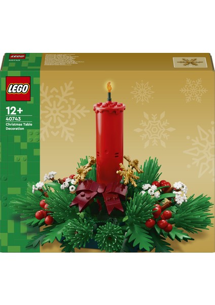 ® Yılbaşı Masa Süsü 40743 - 12 Yaş ve Üzeri Çocuklar için Yılbaşı Temalı Yaratıcı Oyuncak Yapım Seti (433 Parça) modelleri