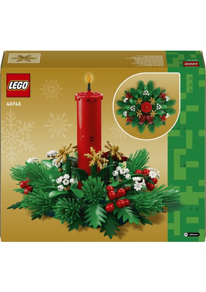 ® Yılbaşı Masa Süsü 40743 - 12 Yaş ve Üzeri Çocuklar için Yılbaşı Temalı Yaratıcı Oyuncak Yapım Seti (433 Parça) fırsatları