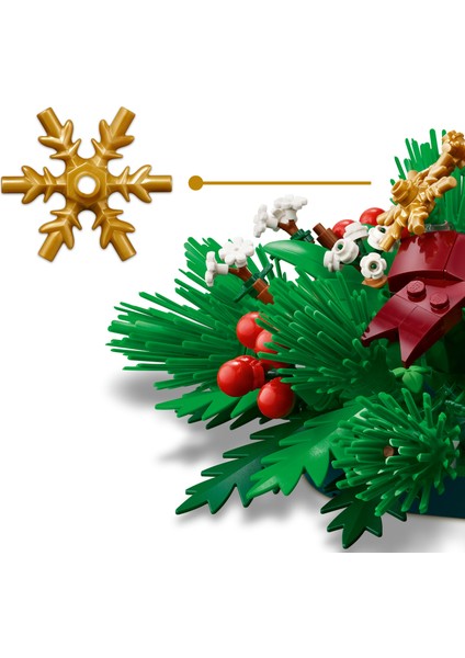 ® Yılbaşı Masa Süsü 40743 - 12 Yaş ve Üzeri Çocuklar için Yılbaşı Temalı Yaratıcı Oyuncak Yapım Seti (433 Parça)