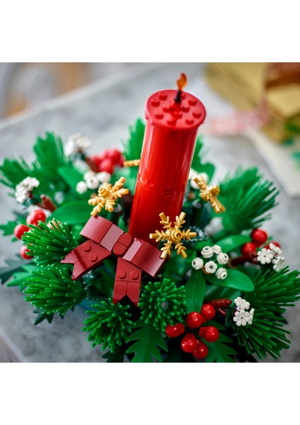 ® Yılbaşı Masa Süsü 40743 - 12 Yaş ve Üzeri Çocuklar için Yılbaşı Temalı Yaratıcı Oyuncak Yapım Seti (433 Parça)