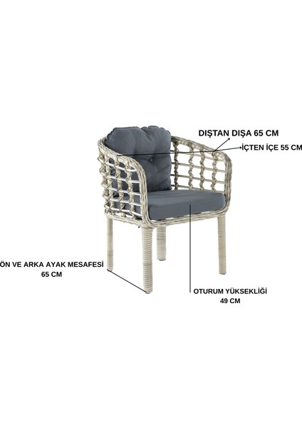 KARTEPE 2 1 1 RATTAN BAHÇE BALKON TAKIMI,ANTRASİT GRİ RATTAN/GRİ KUMAŞ modelleri