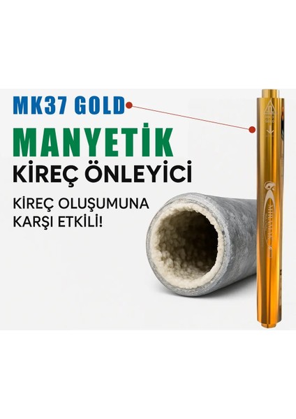 MK37 Gold Manyetik Kireç Önleyici Daire Tipi fiyatları