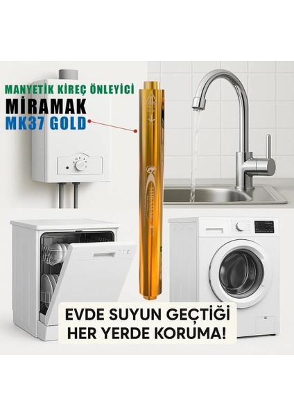 MK37 Gold Manyetik Kireç Önleyici Daire Tipi modelleri