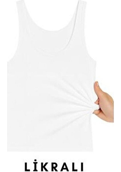 6'lı Pamuklu Penye Atlet Erkek Yaka Tipi Düşük Kalıp Rahat Kullanım