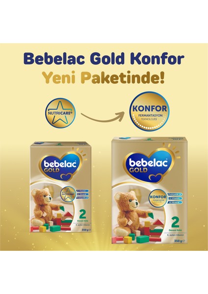Gold Konfor 2 Devam Sütü 6-12 Ay 350 Gr fiyatları