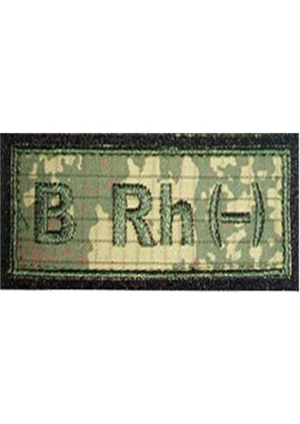 Nakış Kan Grubu Patch - Peç AB RH ( - ) - Renk: TSK | Kan Grubu: AB RH (-) fırsatları