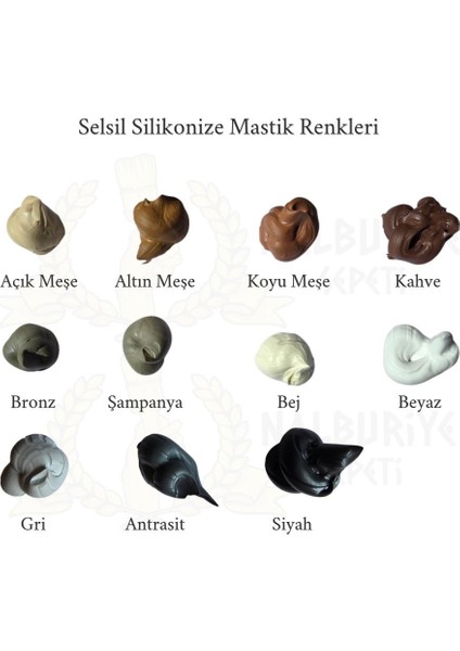 Silikonize Mastik Kahverengi 500 Gr. - 1 Adet fiyatları