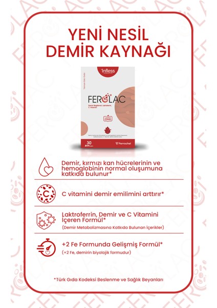 Infless Ferolac Demir Bisglisinat elat Laktoferrin Ve C Fiyat 