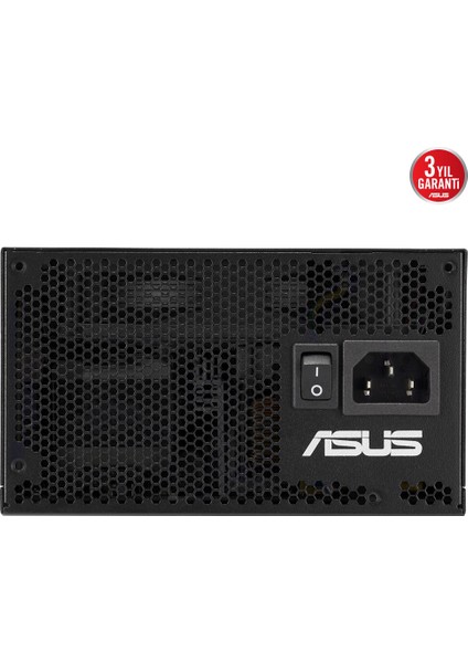 Asus ats-750g bulk | 750 w | 80+ gold | modularni atx napajalnik 4 Asus ats-750g zadnja stran napajalnika z mrežico in stikalom