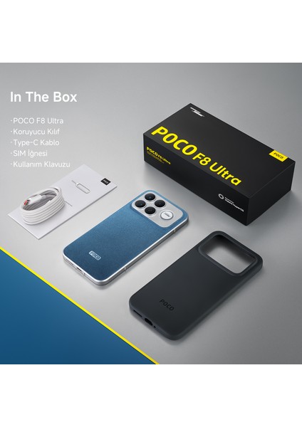 F8 Ultra 256 GB 12 GB Ram (Poco Türkiye Garantili) Mavi fiyatları