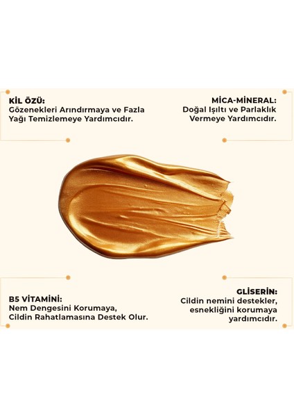 Soyulabilir Altın Kil Maskesi 50 ml fiyatları