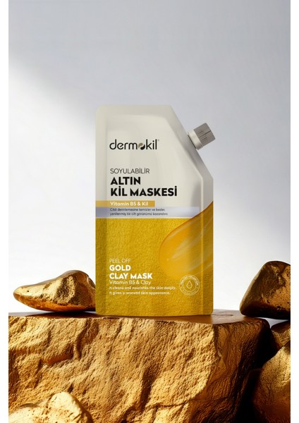 Soyulabilir Altın Kil Maskesi 50 ml indirimleri