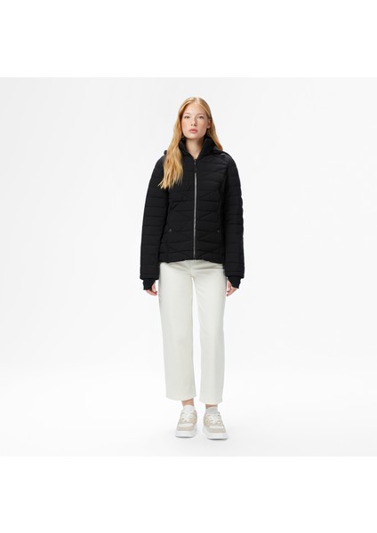 Kadın Siyah Regular Fit Mont.blk modelleri