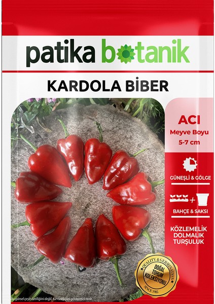200 Adet Kardola Biber Tohumu (Mini Kapya) fiyatları