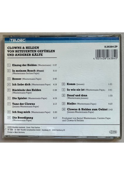 Clowns & Helden CD fiyatları