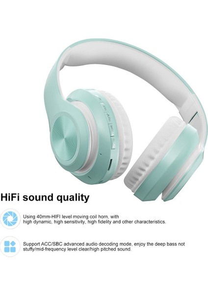 Bluetooth Kulaklık Stereo Kablosuz Kulaklık P68 Mavi fırsatları