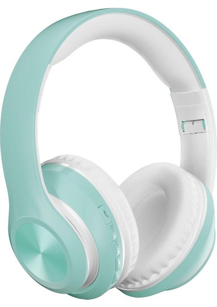 Bluetooth Kulaklık Stereo Kablosuz Kulaklık P68 Mavi