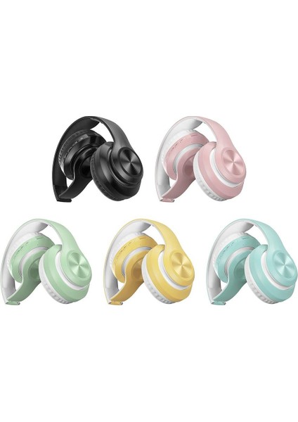 Bluetooth Kulaklık Stereo Kablosuz Kulaklık P68 Mavi