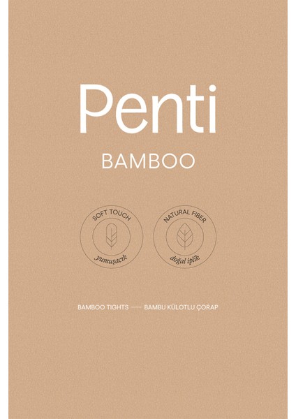 Bambu Siyah Külotlu Çorap