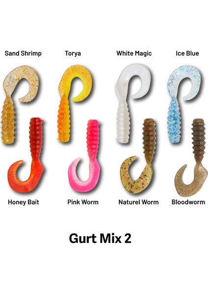 Hanfish Gurt 70 Mix 2 – Silikon Yem 8 Adet fiyatları