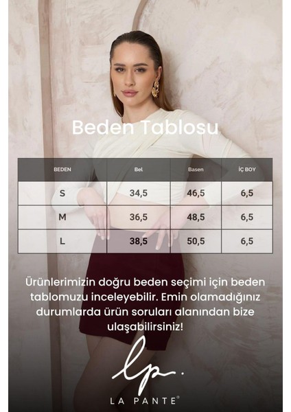 Önden Yırtmaçlı Bej Şort Etek fiyatları